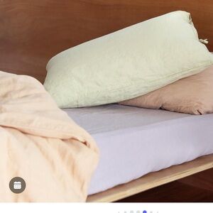 Twin 100% flax linen bedding set